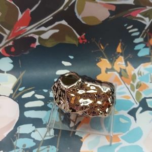 Silver Color Metallic Bud Flower Vase Sculpture Art Decor